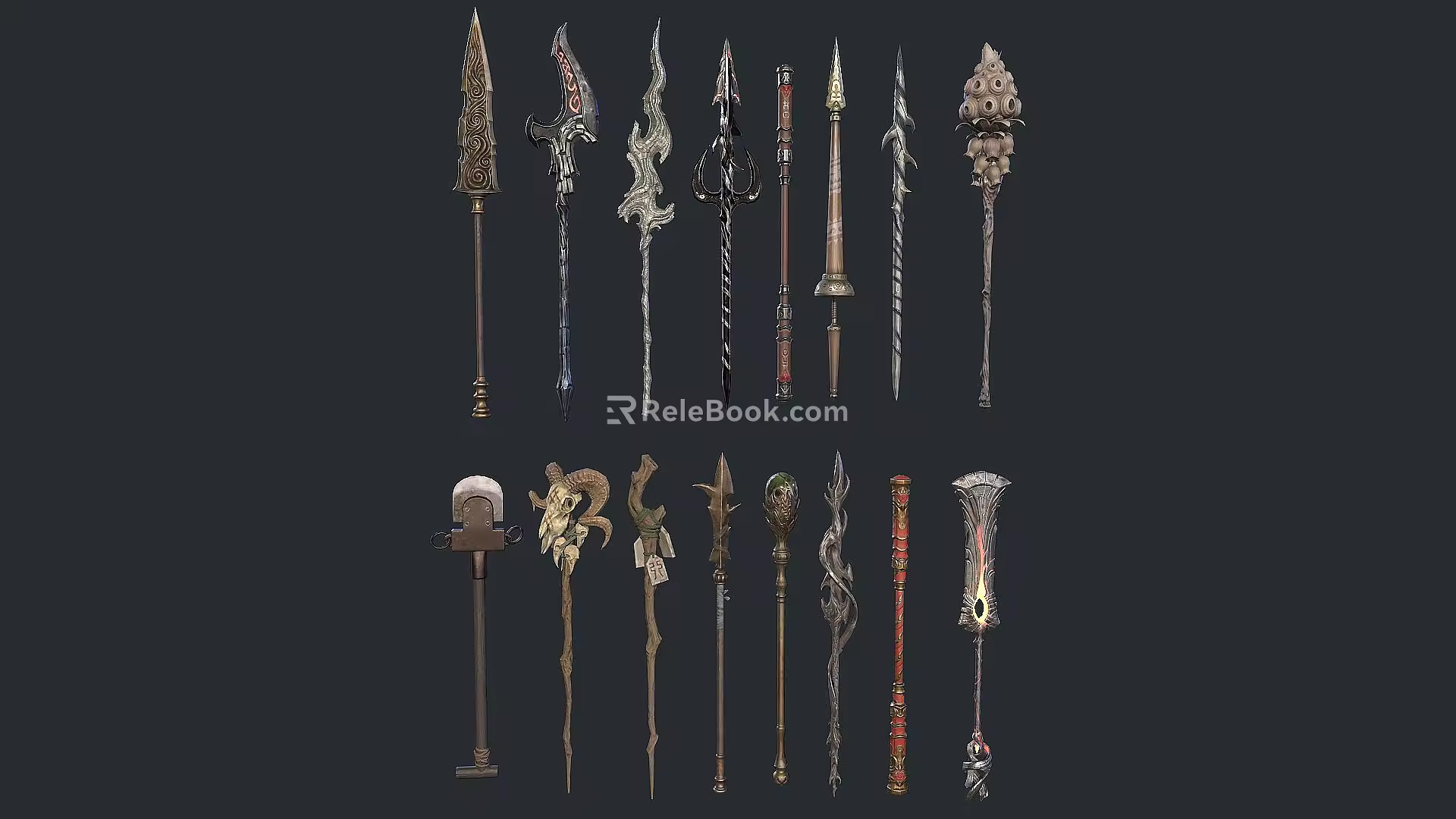 Magic Weapon Long Handle Weapon 3d model