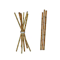 Natural Bamboo Sticks Tied With White Band For Decorative Structure