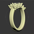 Stylish Gold Fashion Rings With Square Gemstone Settings And Elegant Design Details