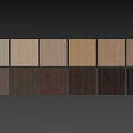 Diverse Wooden Components With Various Colors And Wood Grain Textures Including Round Samples And Sphere