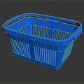 Plastic Basket Plastic Vegetable Basket Plastic Box Basket 3d model