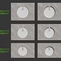 Double Bathroom Sink Basins In Grey Marble Countertop With Chrome Faucets Design