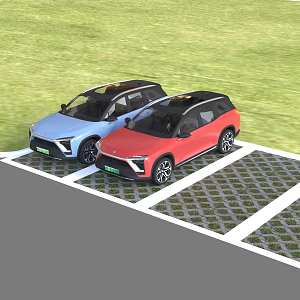 Weilai Automobile Electric Vehicle New Energy Vehicle Pure Electric Vehicle Electric Vehicle Electric Vehicle Tram Car Electric Vehicle 3d model