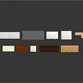 Assorted Furniture Pieces in Various Styles and Colors Including Dressers Cabinets and Bookshelves