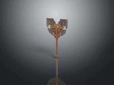 Scepter Ancient Scepter Cane Ancient Scepter Magic Scepter Metal Scepter Classical Scepter Magic Scepter 3d model