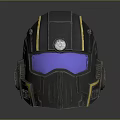 Sci-Fi Helmet Alien Helmet High Tech Helmet Game Helmet 3d model