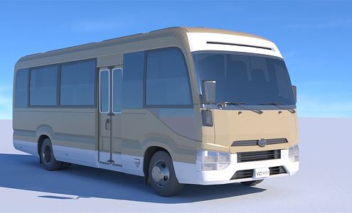 Modern Bus Kauste 3d model