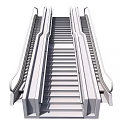 modern elevator escalator 3d model