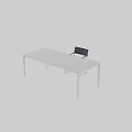 Modern Outdoor Dining Table and Chairs Set With Mesh Fabric Wooden Armrests and Metal Frame