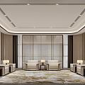 Modern Reception Room Reception Room 3d model