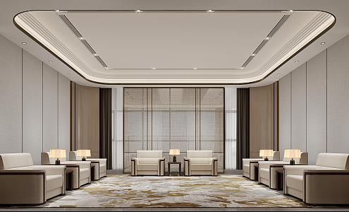 Modern Reception Room Reception Room 3d model