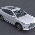 White Modern SUV With Sleek Lines Large Grille And Alloy Wheels Outdoor