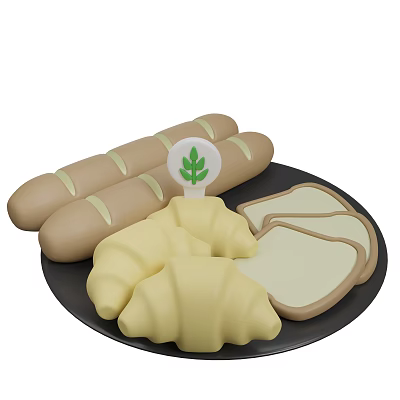 Modern Kebab Sausage Food Bread Cartoon Sausage Cartoon Food Cartoon Food Cartoon Food Cartoon Food 3d model