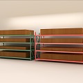 Wood multi-layer sheet flame retardant board building materials decoration materials shelf iron rack 3d model