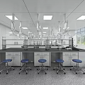 Modern Laboratory 3d model