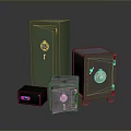 Household Safes With Assorted Designs And Security Locks For Home Storage