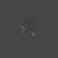 Realistic Triceratops 3D Rendered Game Movie Character With Large Horns Frilled Neck Detailed Skin Texture