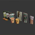 Vibrant Daily Life Products Including Cup Containers Pouches And Box Packages