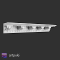 Ornate White Architectural Decorative Component With Carved Cornice And Patterns