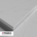 White Marble Textured Component Panel With Natural Veins For Modern Interior