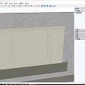 Elegant White Gypsum Cornice With Paneled Wall And Textured Lower Part