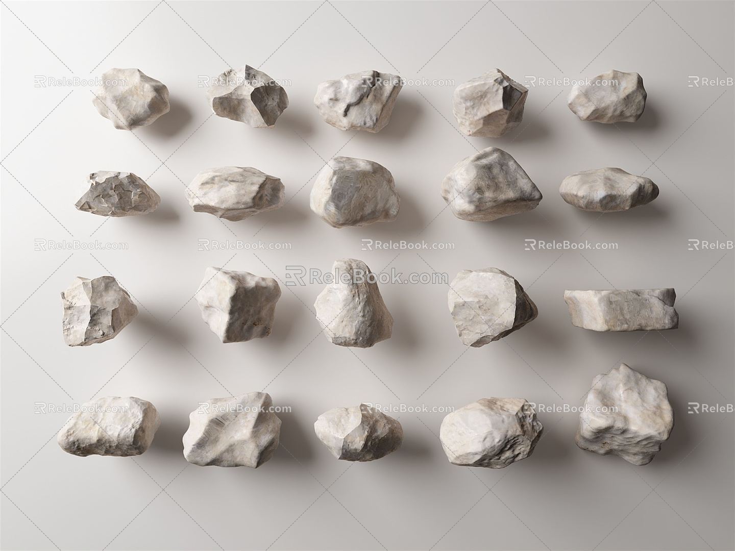 Modern Stone 3d model