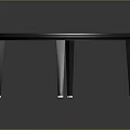 Modern Table Starry Table Wooden Table 3d model