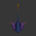Modern stingray 3d model