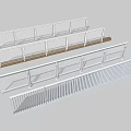 Different Types of Modern Fence Designs With Metal Mesh and Black Railings