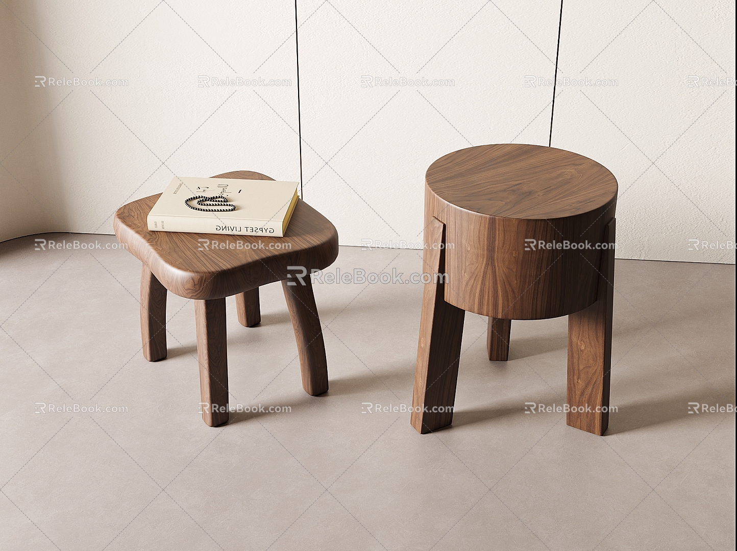 Modern Stool 3d model