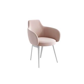 Minismal Restaurant Dining Chair 3d model