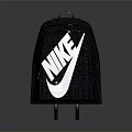 Stylish Nike Backpack With Textured Fabric And White Signature Logo For Everyday Use