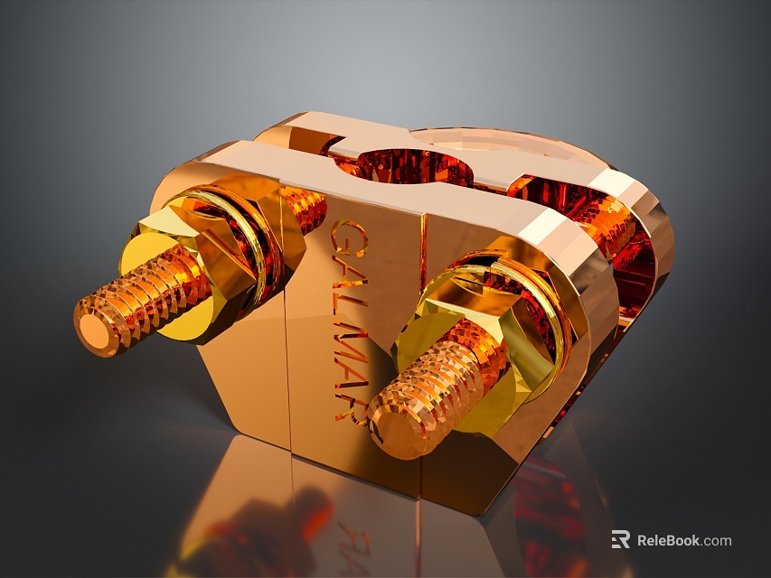 Modern Golden Lighting Combination With Stylish Design For Contemporary Home Decor 3d model 