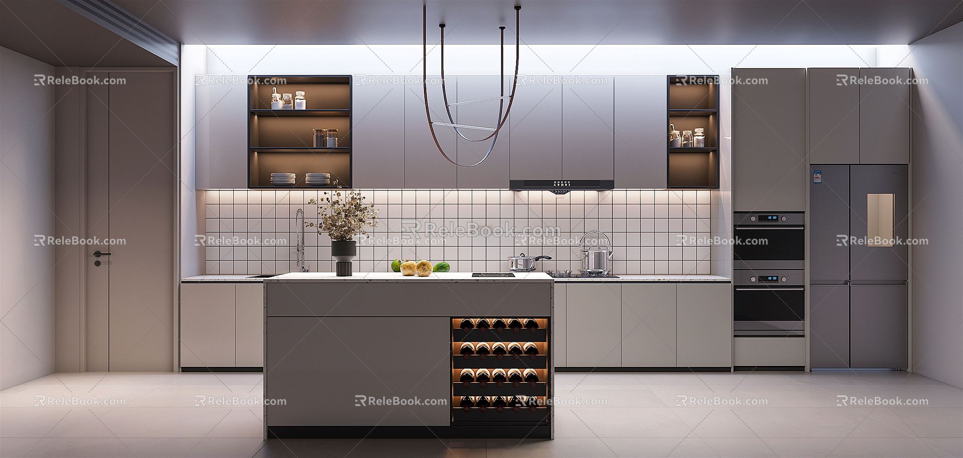 Modern Kitchen 3d model