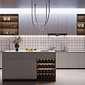 Modern Kitchen 3d model