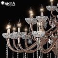 Vintage chandelier Osgona lightstar Artifici 3d model