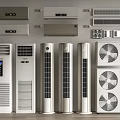 Modern Air Conditioning Air Conditioning Combination Vertical Air Conditioning Wall Hanging Air Conditioning Central Air Conditioning Yuba Air Conditioning External Unit 3d model