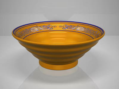 New Chinese Style Bowl Ancient Rice Bowl 3d model