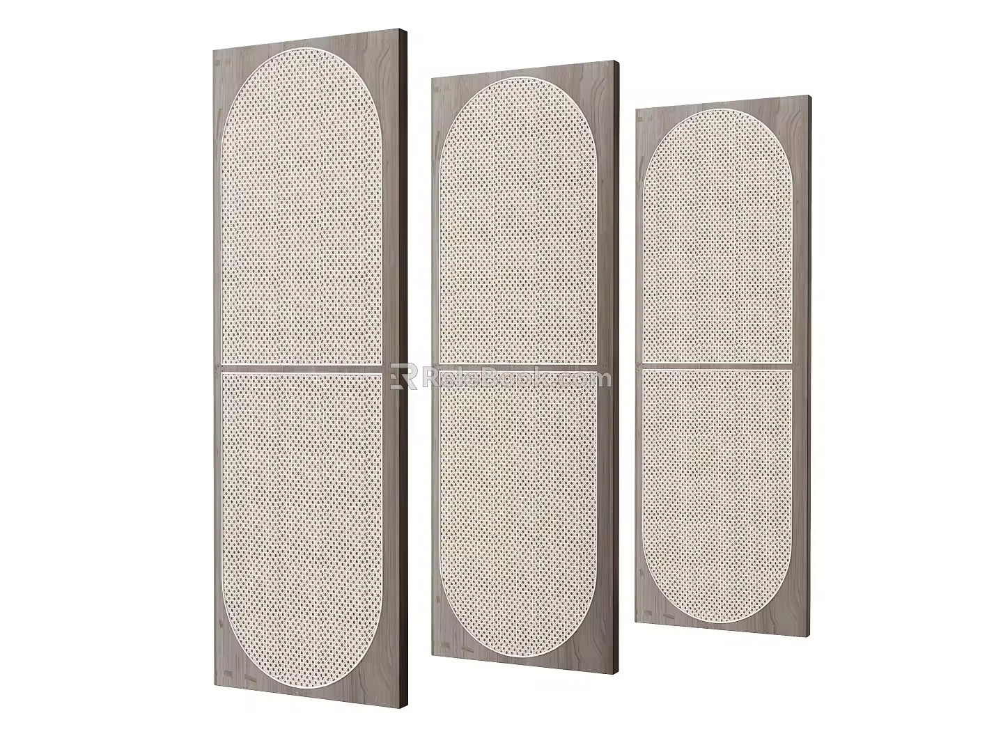 Screen Partition Bamboo Screen 3d model
