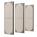 Screen Partition Bamboo Screen 3d model