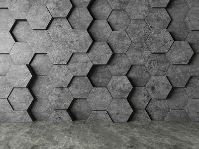 Modern background wall Stone background wall model