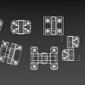Industrial Metal Hinges With Various Types Durable Design And High Strength For Equipment