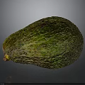 Fresh Ripe Green Avocado With Natural Rough Skin Texture For Daily Life