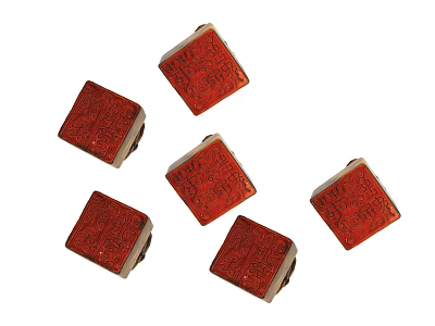 Furnishings ancient seal 3d model Furnishings ancient seal 3d model