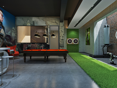 Industrial LOFT Basement model