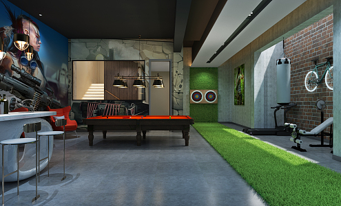 Industrial LOFT Basement 3d model