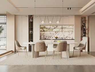 Modern Restaurant 3d model