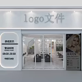 Modern Beauty Hair Salon Interior With Sofas Chairs Mirrors And Display Shelves