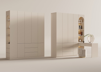 Simple wardrobe dresser 3d model