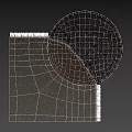 Cream Colored Stylish Rugs With Circular And Square Designs Plush Texture And Fringe Edges